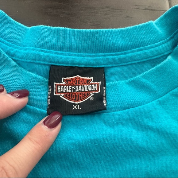 1990 Harley-Davidson 3D Emblem Tee Made in USA Single Stitch Vintage Biker XL - Picture 6 of 8